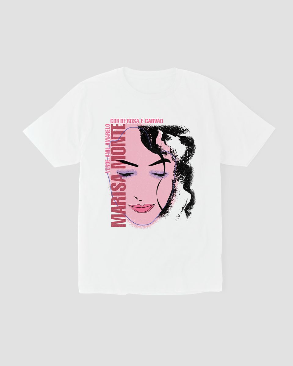 Nome do produto: Camiseta Marisa Monte Rosa Mind The Gap Co.
