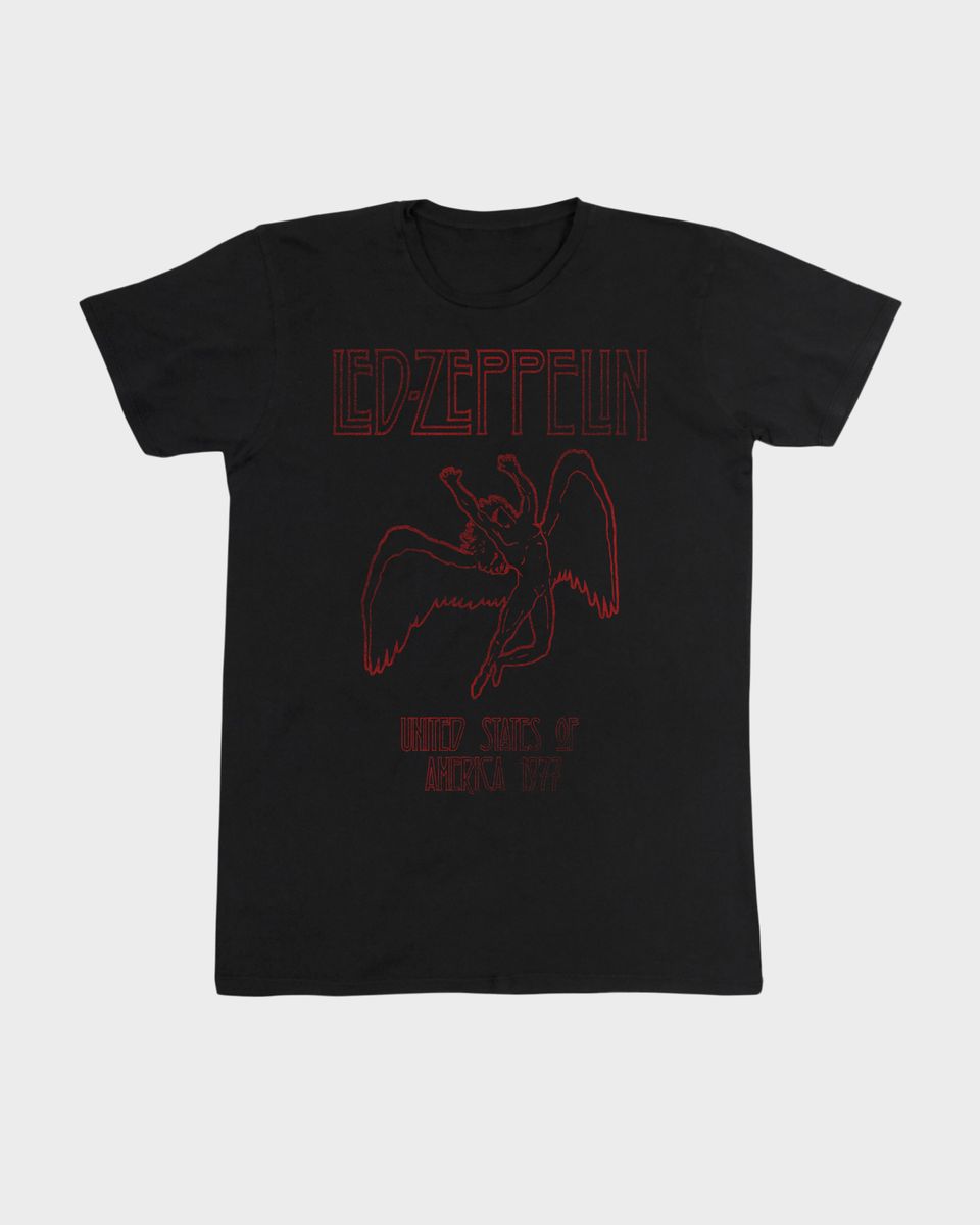 Nome do produto: Camiseta Led Zeppelin Icarus Red Mind The Gap Co.