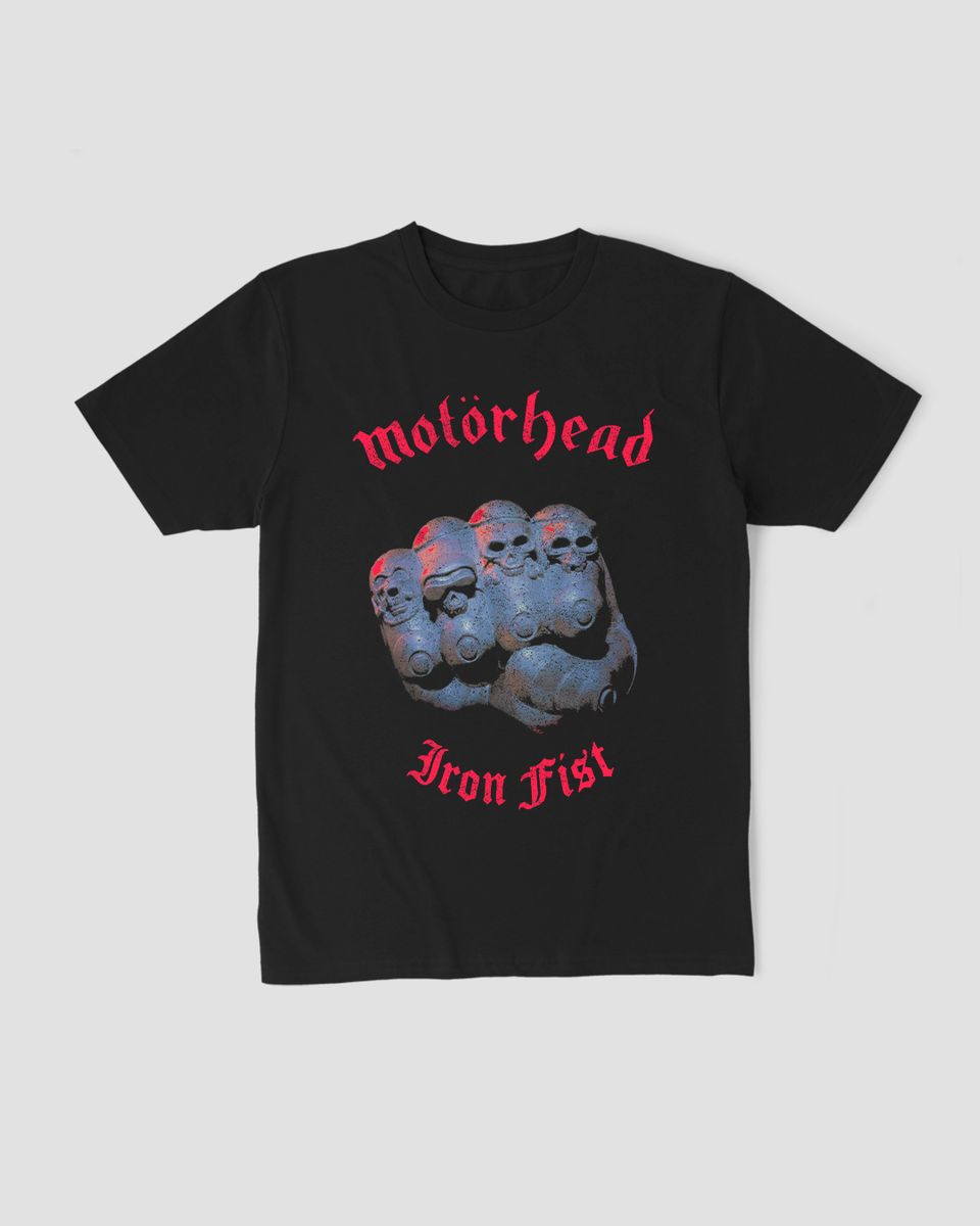 Nome do produto: Camiseta Motorhead Fist Mind The Gap Co.