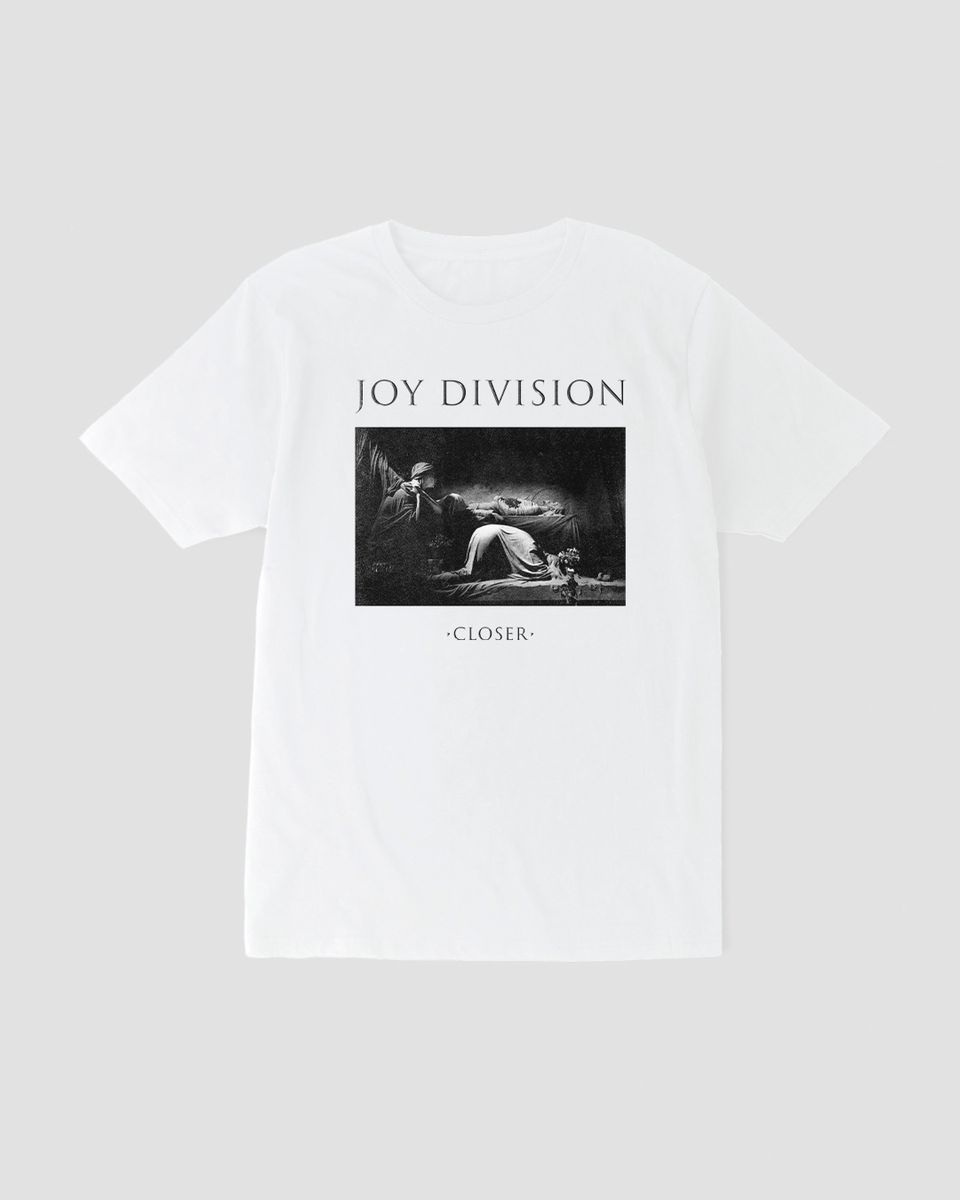 Nome do produto: Camiseta Joy Division Closer White Mind The Gap Co.