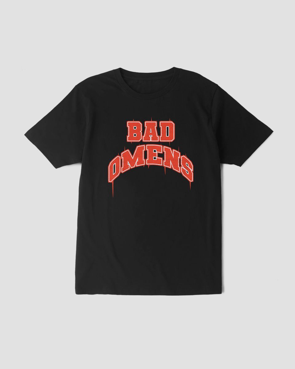 Nome do produto: Camiseta Bad Omens College Mind The Gap Co.
