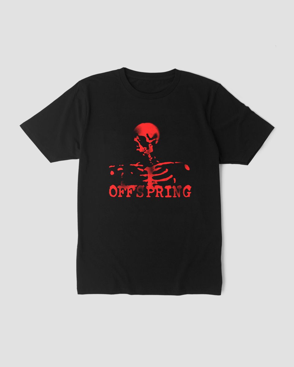 Nome do produto: Camiseta Offspring Red Skull Mind The Gap Co.