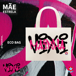 Nome do produtoECO BAG ViXi MAINHA Graffiti Pink | Siga a Estrela