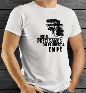 Camiseta floresta em pé 