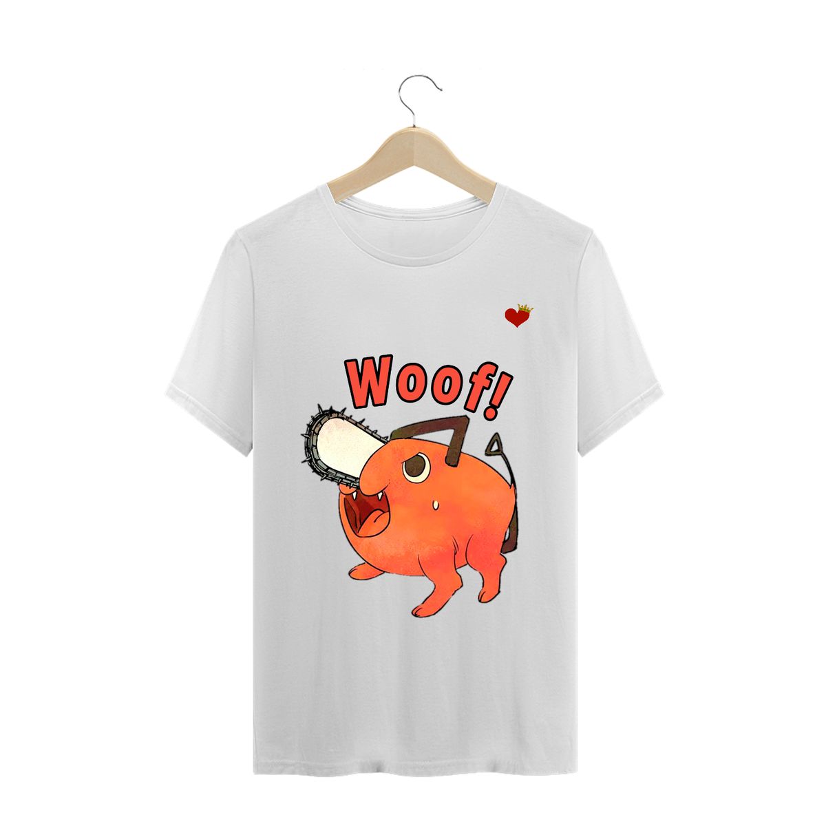 Nome do produto: Camisa Pochita Woof edição Chainsaw man 