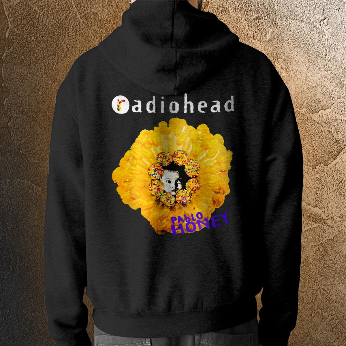 Nome do produto: Moletom com capuz e zíper Radiohead - Pablo Honey