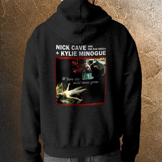 Moletom com capuz e zíper Nick Cave + Kylie Minogue - Where the Wild Roses Grow