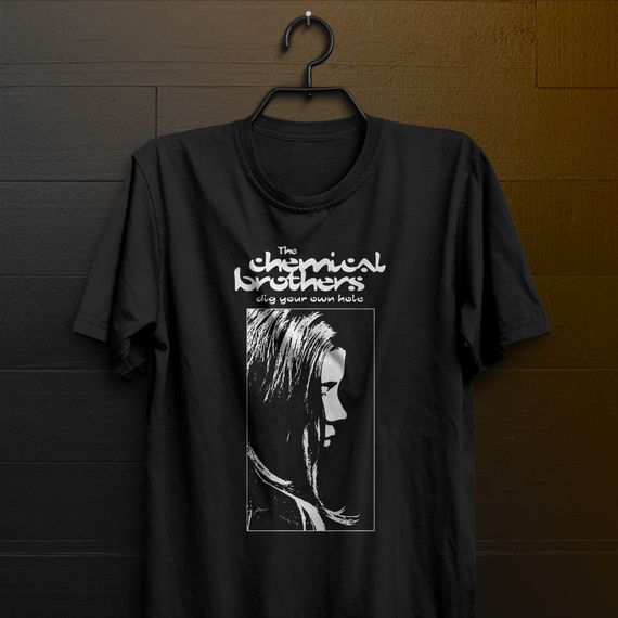 Camiseta The Chemical Brothers - Dig Your Own Hole - Logo Branco