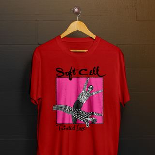 Nome do produtoCamiseta Soft Cell - Tainted Love - Logo Preto