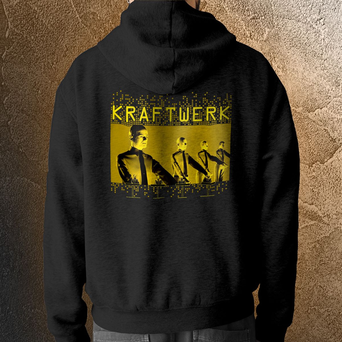 Nome do produto: Moletom com capuz e síper Kraftwerk - Live