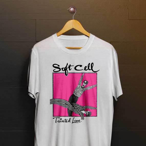 Camiseta Soft Cell - Tainted Love - Logo Preto