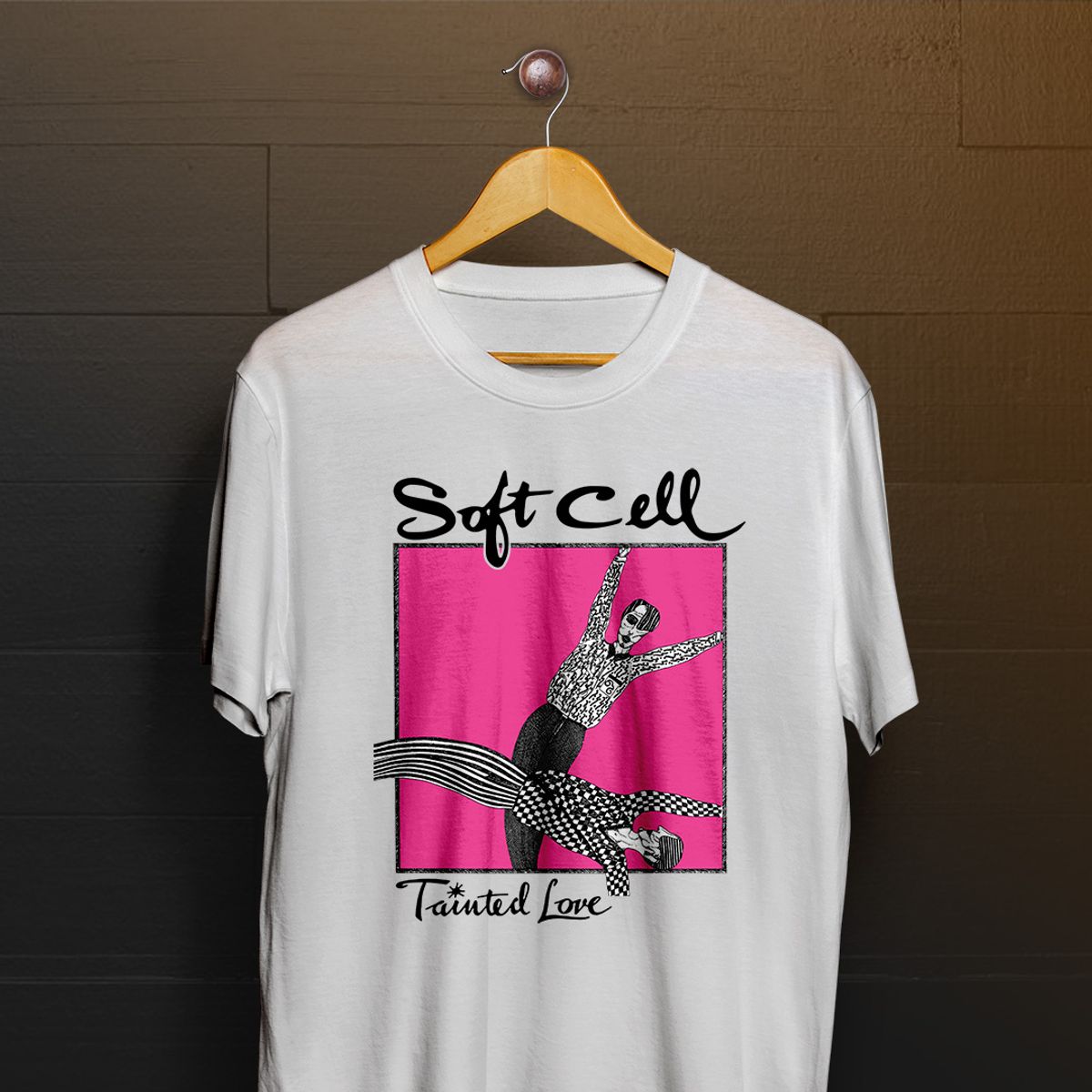 Nome do produto: Camiseta Soft Cell - Tainted Love - Logo Preto