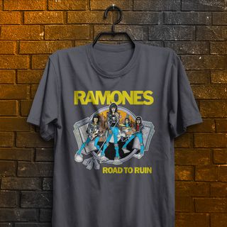 Nome do produtoCamiseta Ramones - Road To Ruin