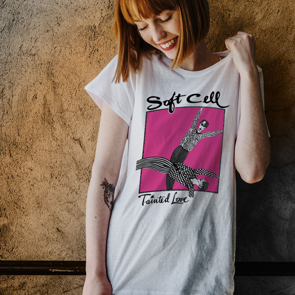 Nome do produto: Baby Look Soft Cell - Tainted Love - Logo Preto