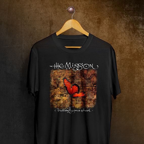 Camiseta The Mission - Butterfly on a Wheel