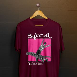 Nome do produtoCamiseta Soft Cell - Tainted Love - Logo Branco