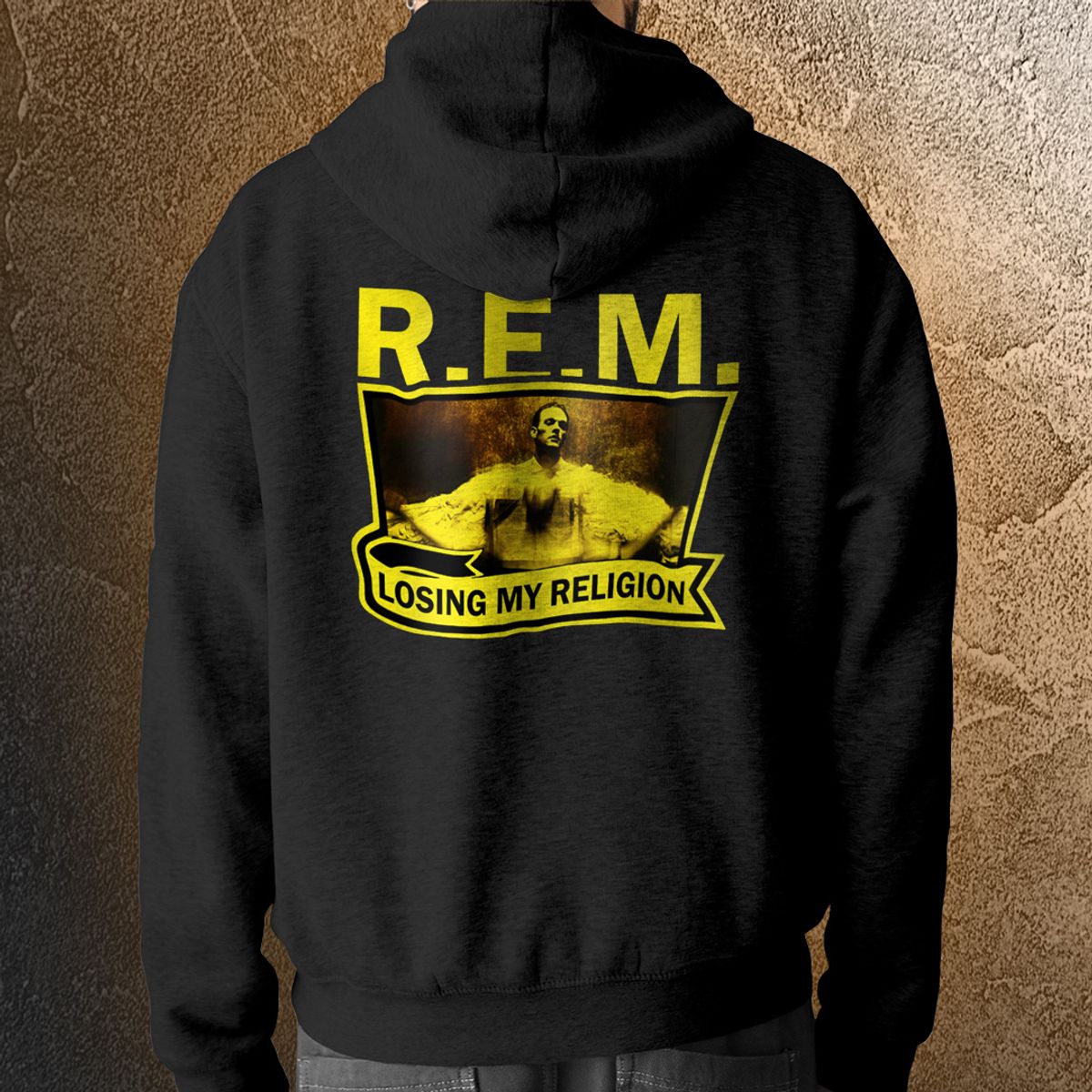 Nome do produto: Moletom com capuz e zíper R.E.M. - Losing My Religion