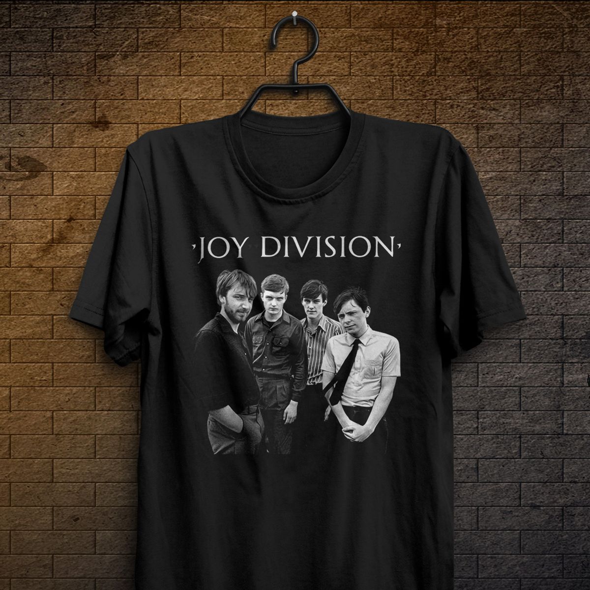 Nome do produto: Camiseta Joy Division - Logo Branco