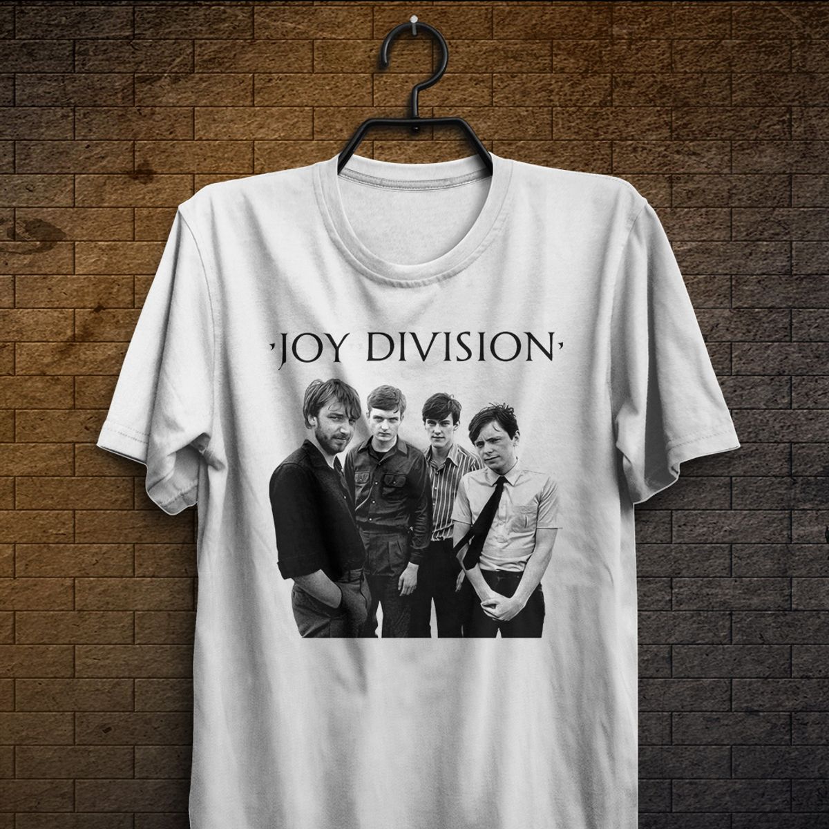 Nome do produto: Camiseta Joy Division - Logo Preto