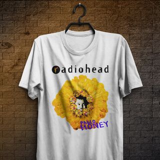 Camiseta Radiohead - Pablo Honey - Logo Preto