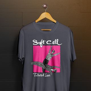 Nome do produtoCamiseta Soft Cell - Tainted Love - Logo Branco