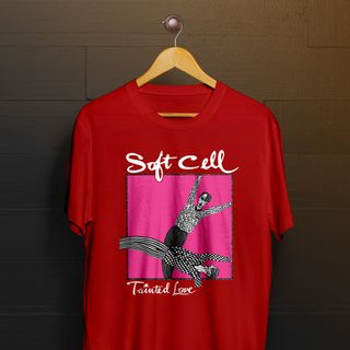 Nome do produtoCamiseta Soft Cell - Tainted Love - Logo Branco