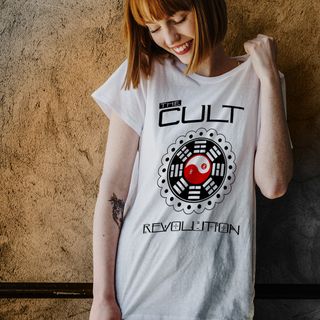 Baby Look The Cult - Revolution - Logo Preto