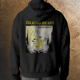 Moletom com capuz e zíper Talking Heads - Psycho Killer