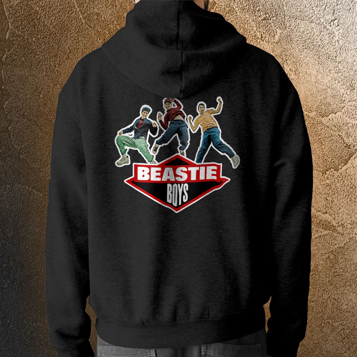 Nome do produto: Moletom com capuz e zíper Beastie Boys