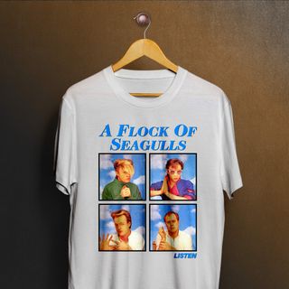 Nome do produtoCamiseta A Flock Of Seagulls - Listen