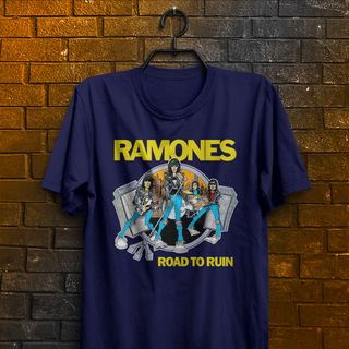 Nome do produtoCamiseta Ramones - Road To Ruin