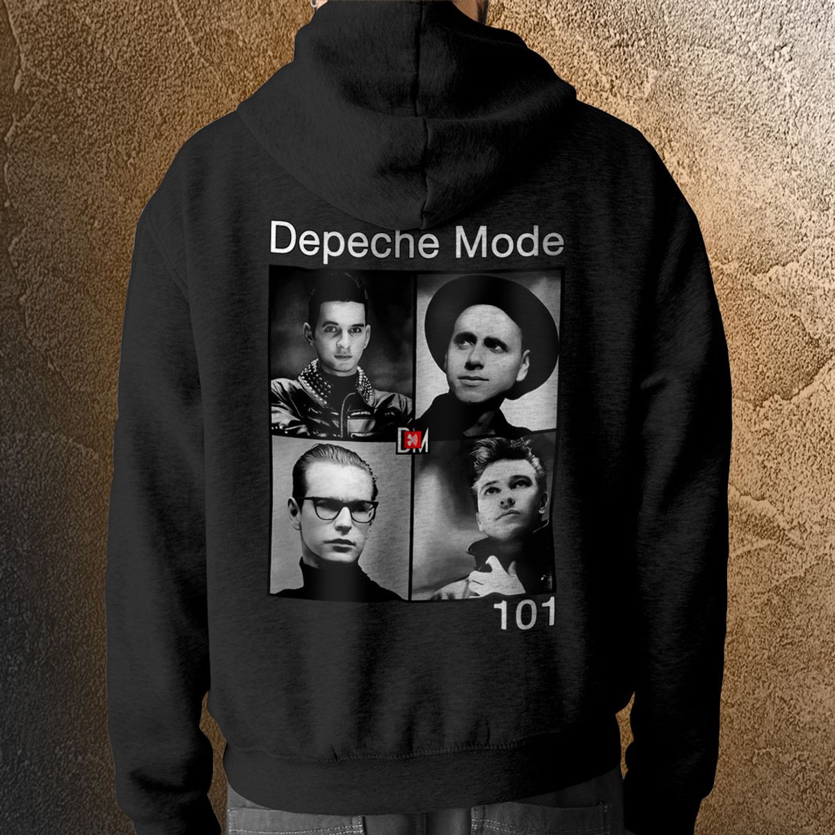 Nome do produto: Moletom com capuz e zíper Depeche Mode - 101