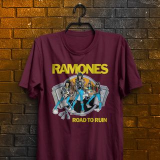 Nome do produtoCamiseta Ramones - Road To Ruin