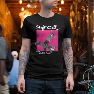 Nome do produtoCamiseta Soft Cell - Tainted Love - Logo Branco