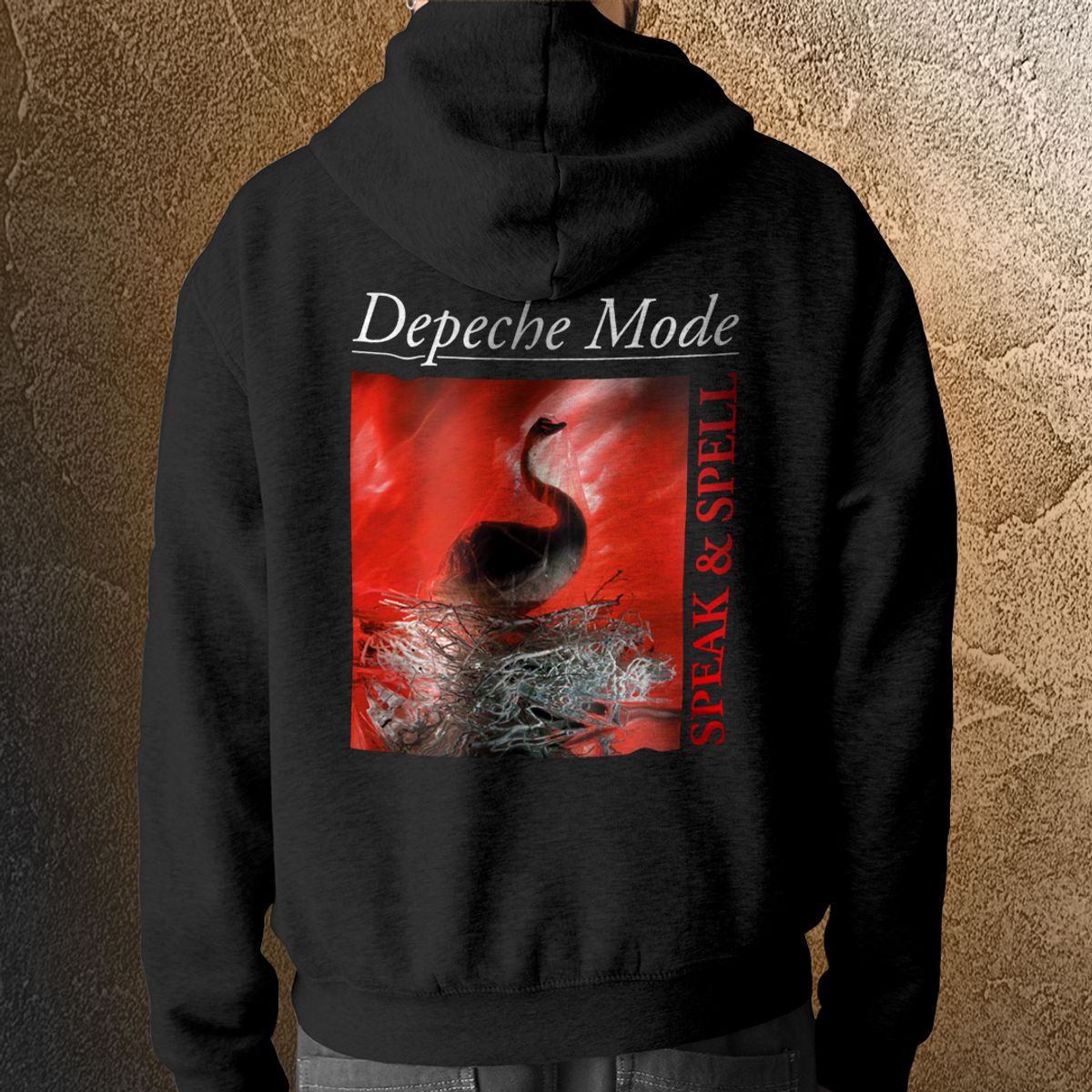 Nome do produto: Moletom com capuz e zíper Depeche Mode - Speak & Spell