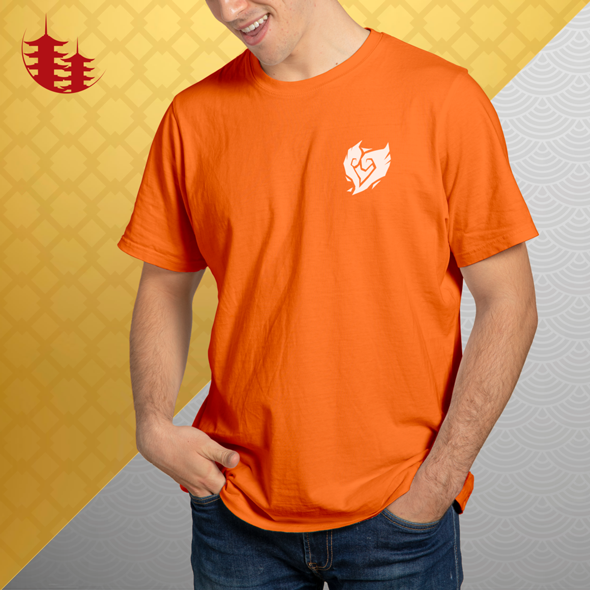 Nome do produto: Camiseta Coração de Ouro - Indigocon GS