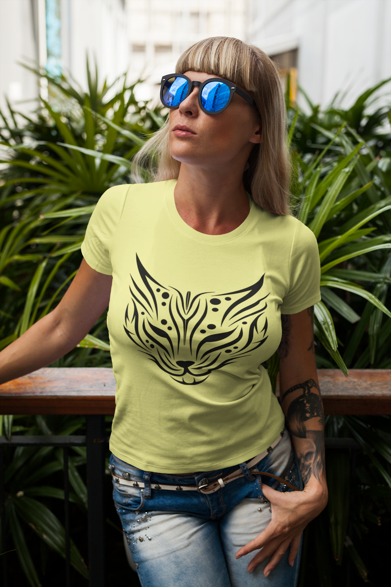 Nome do produto: Camiseta Baby Long Tribal Leopardo