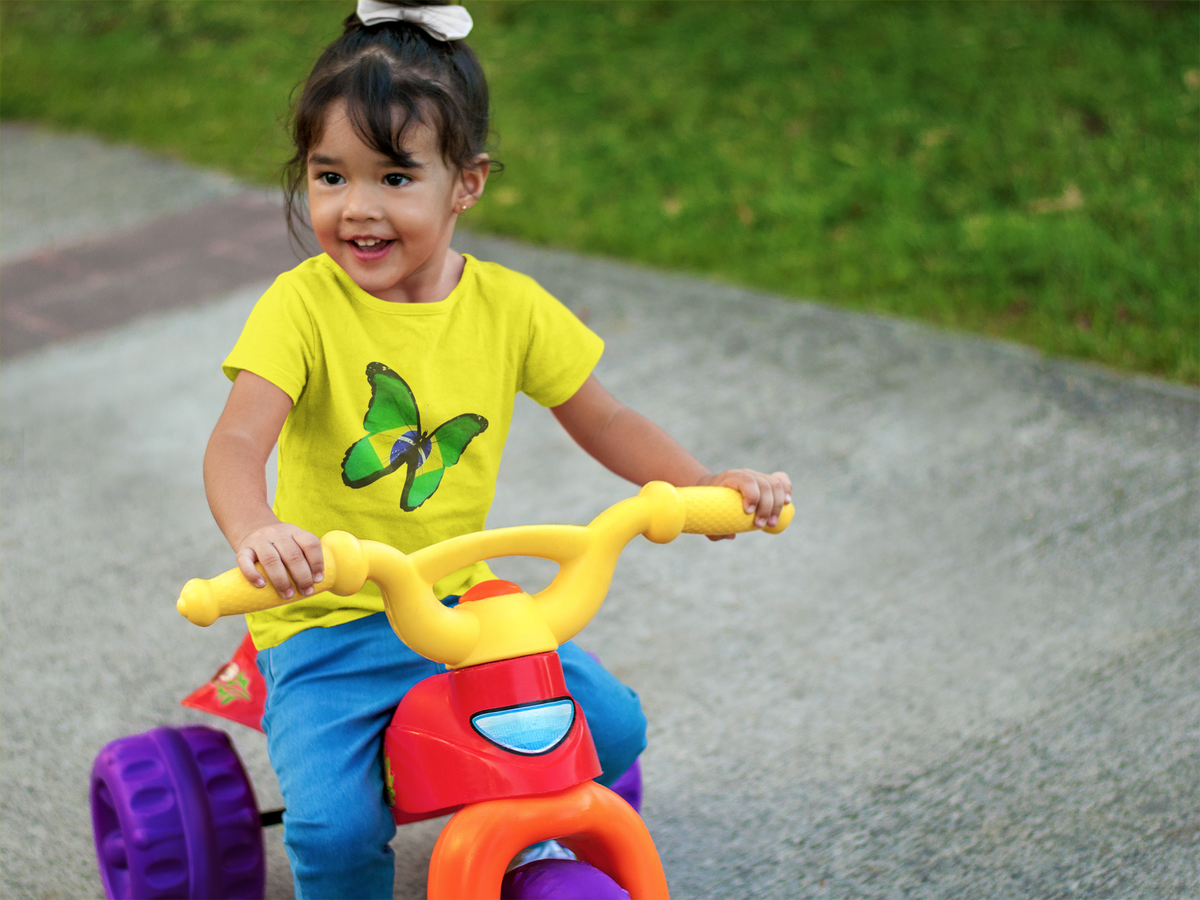 Nome do produto: Camiseta Infantil Brasil 4