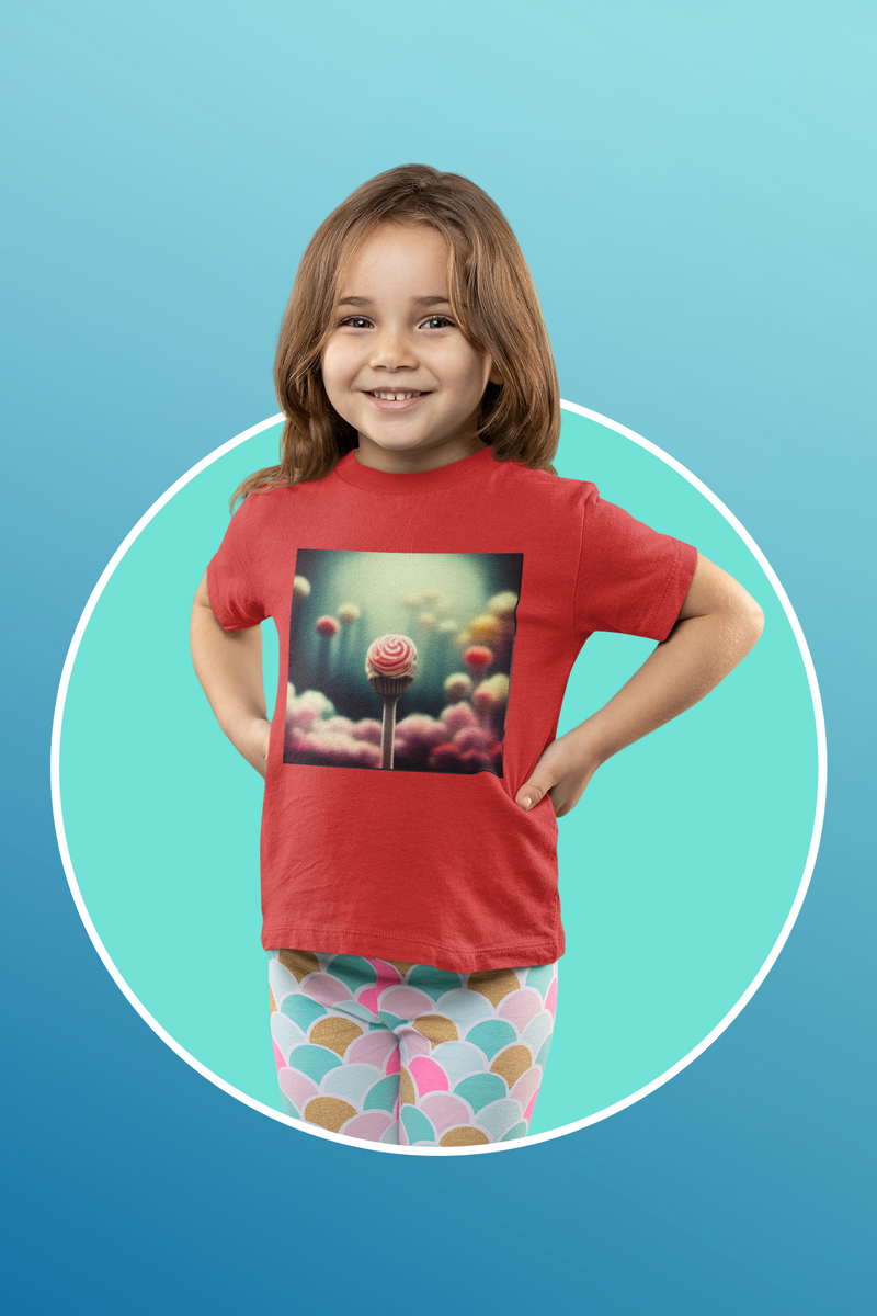 Nome do produto: Camiseta Infantil Mundo dos Doces 3