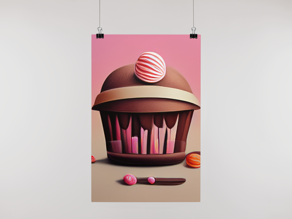 Nome do produto: Poster Cupcake 1