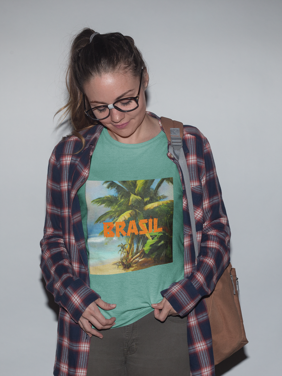 Camiseta do Brasil tropical 3
