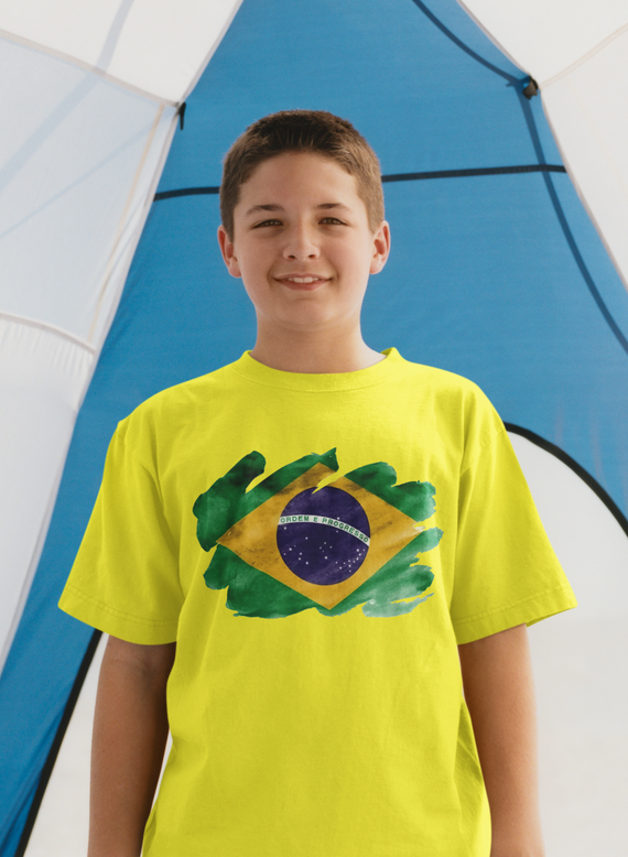 Camiseta Infantil Brasil 2