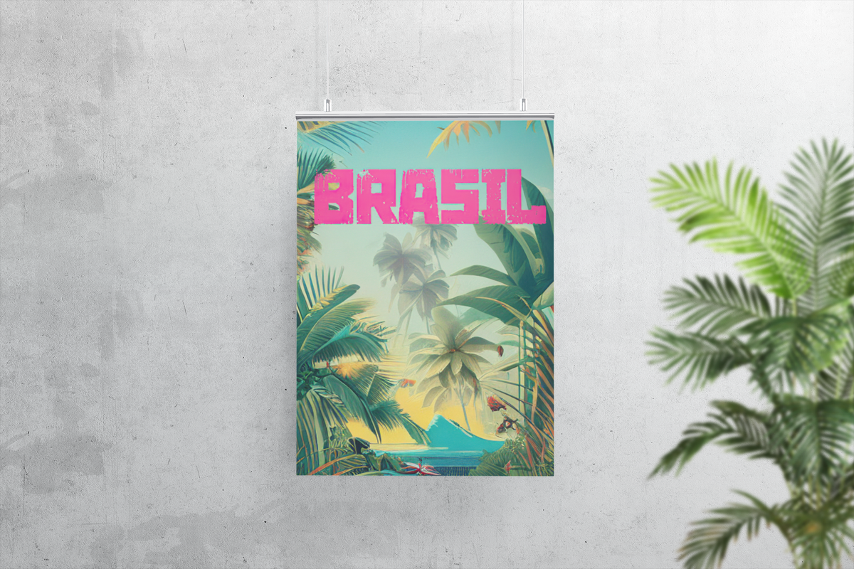 Nome do produto: Poster do Brasil Tropical 2