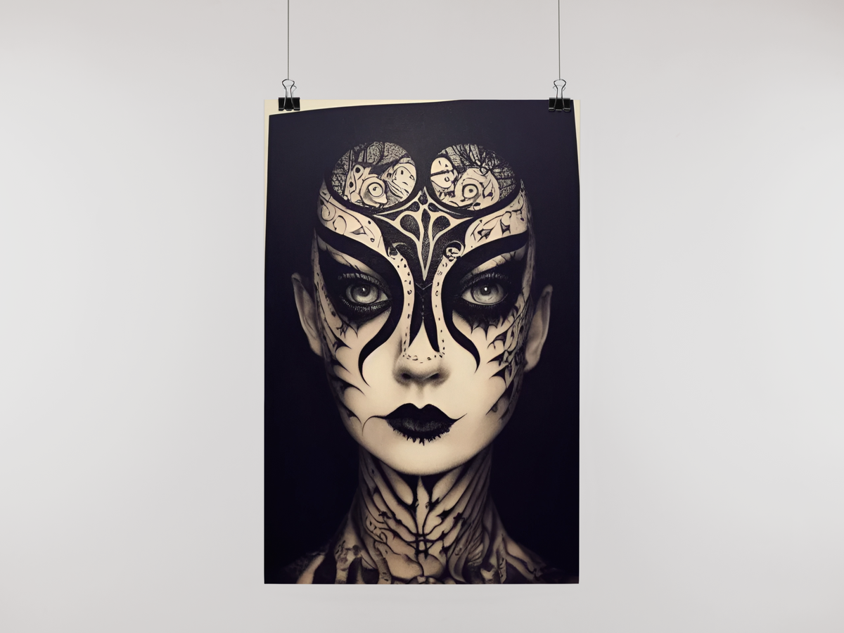 Nome do produto: Poster Mulher Tattoo