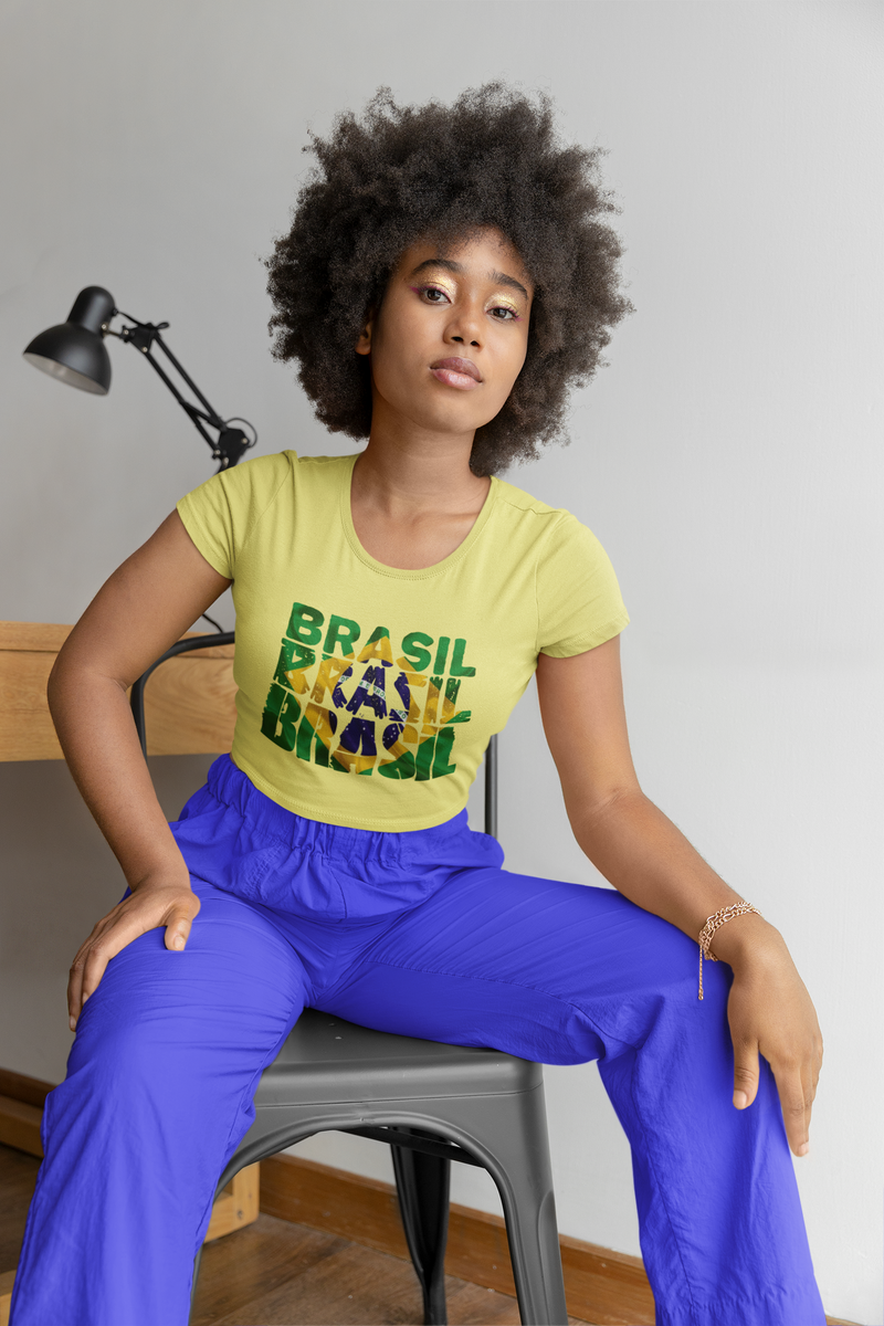 Nome do produto: Camiseta Baby Long do Brasil 16
