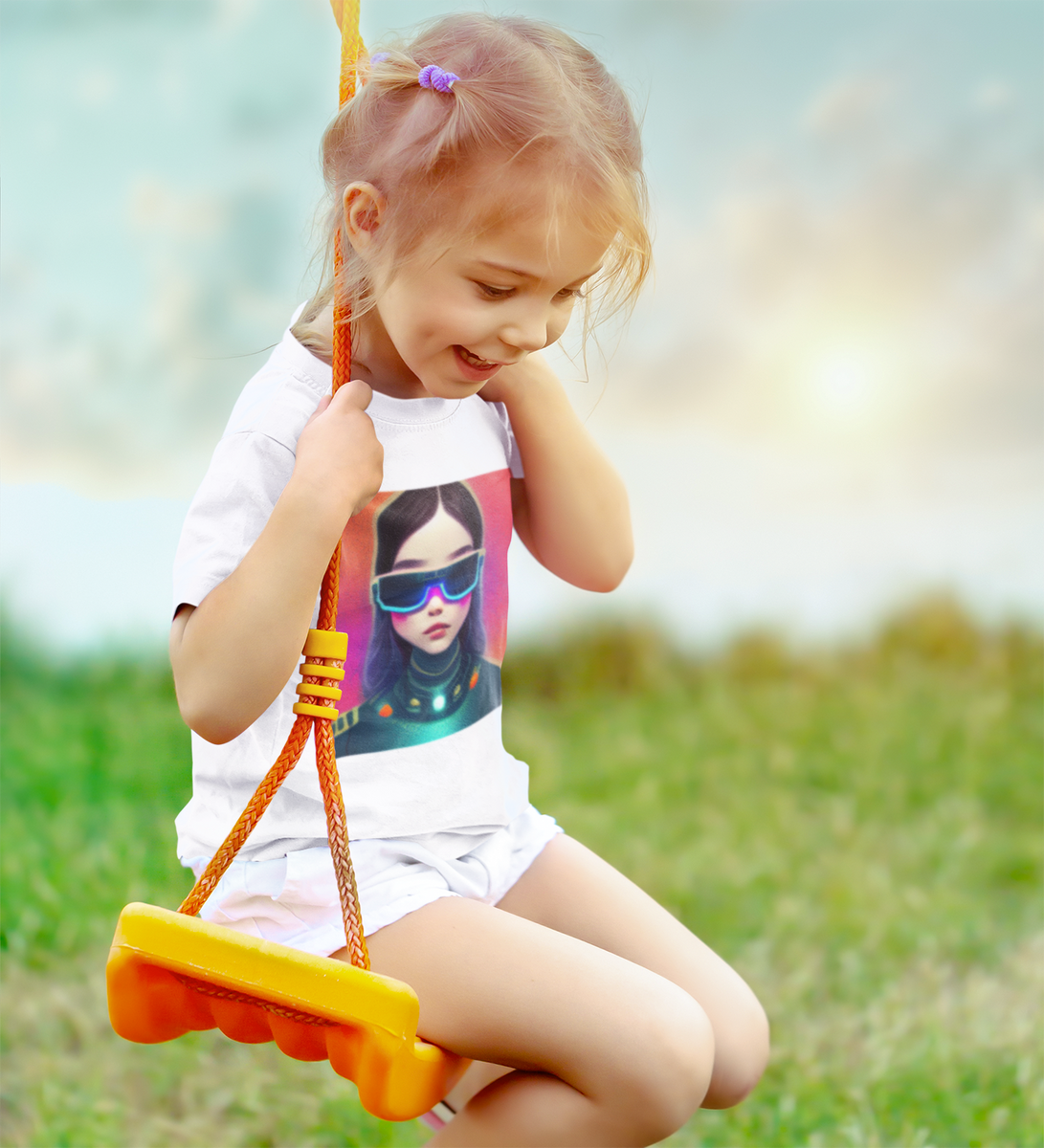 Nome do produto: Camiseta Infantil Garota VR 3