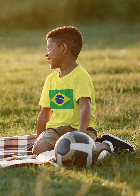 Camiseta Infantil do Brasil 11