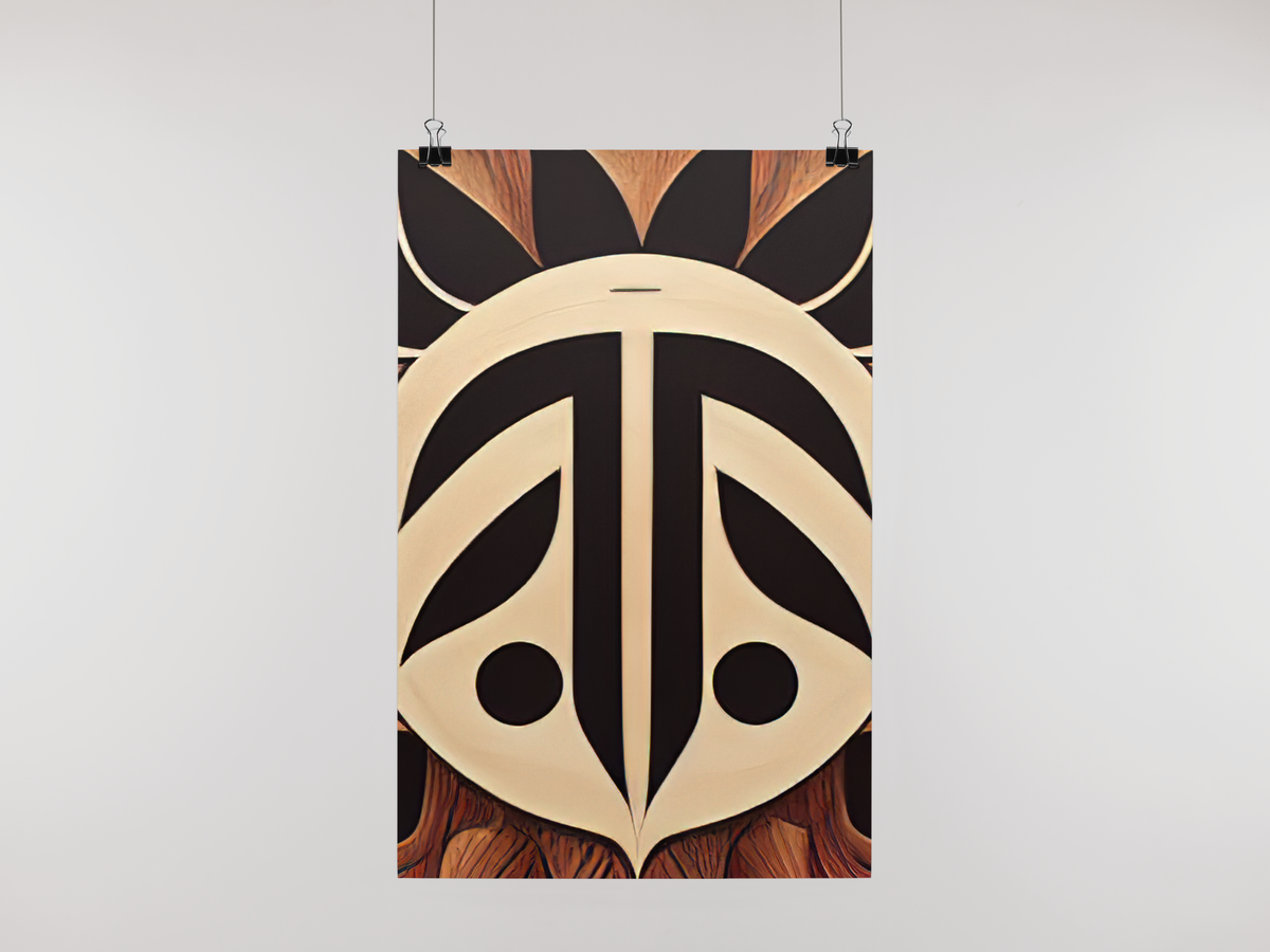Nome do produto: Poster Simbolo Tribal 3