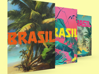 Nome do produtoPoster do Brasil tropical 3