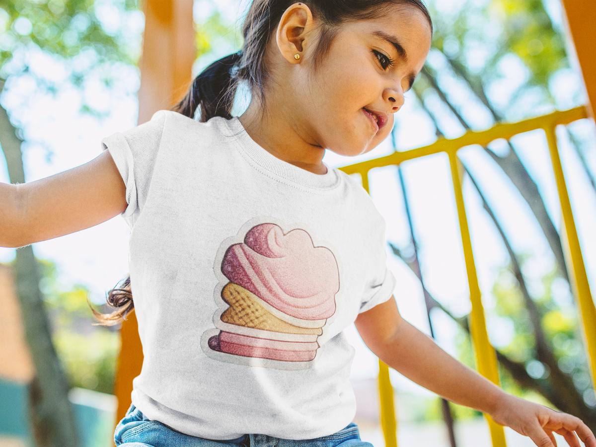 Nome do produto: Camiseta Infantil Sorvete 2